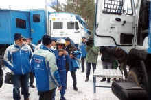 Команду 'КАМАЗ-мастер' проводили на ралли 'Дакар-2016'